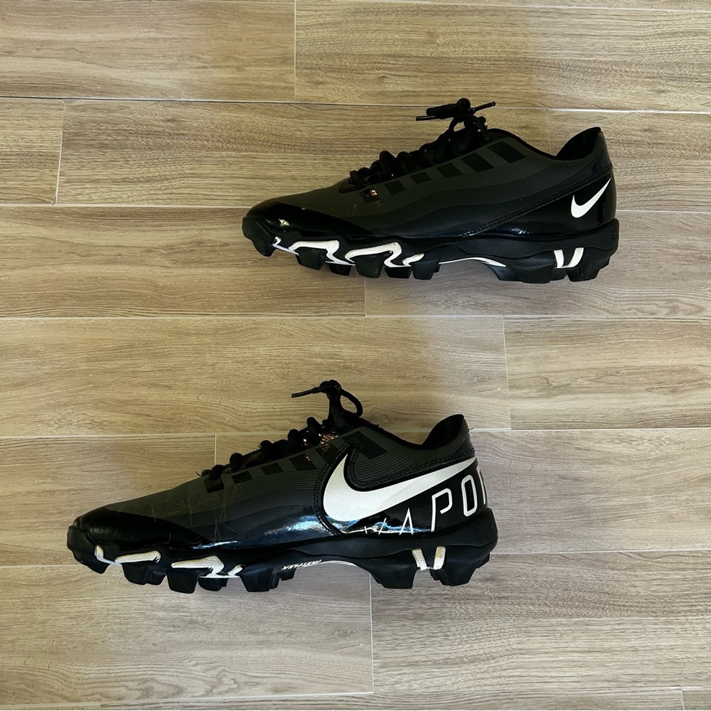 Men’s Nike Vapor Edge Shark ‘Black Iron Grey’ Football Cleats